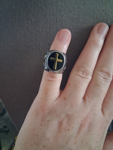 Large religious cross band - large,